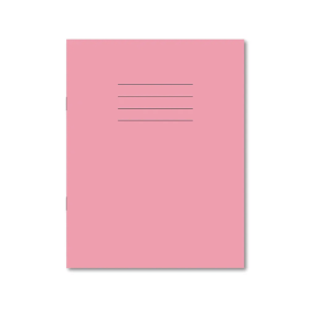 Hamelin 229mm x 178mm Exercise Book Lined 80 Page Pink 100 Pack JD93758 F