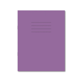 Hamelin 229mm x 178mm Exercise Book Lined 80 Page Purple 100 Pack JD93757 F