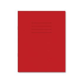 Hamelin 229mm x 178mm Exercise Book Lined 80 Page Red 100 Pack JD93756 F