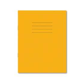 Hamelin 229mm x 178mm Exercise Book Lined 80 Page Yellow 100 Pack JD93755 F
