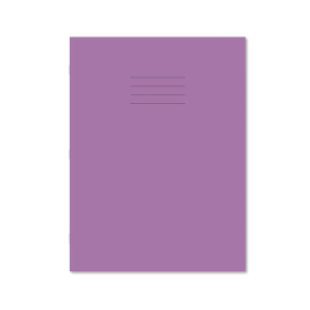 Hamelin A4 Exercise Book Lined 80 Page Purple 50 Pack JD28511 F