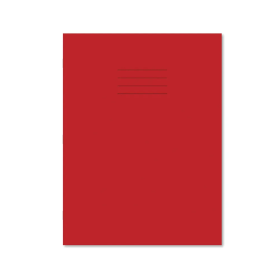Hamelin A4 Exercise Book Lined 80 Page Red 50 Pack JD28544 F