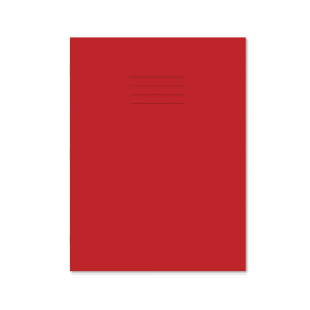 Hamelin A4 Exercise Book Lined 80 Page Red 50 Pack JD28565 F