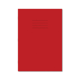 Hamelin A4 Exercise Book Lined 64 Page Red 50 Pack JD13043 F