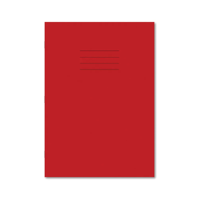 Hamelin A4 Exercise Book Lined 64 Page Red 50 Pack JD93725 F