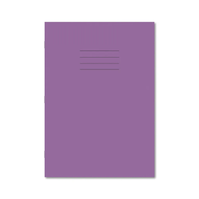 Hamelin A4 Exercise Book Lined 80 Page Purple 50 Pack JD93708 F