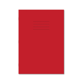 Hamelin A4 Handwriting Book Lined 80 Page Red 50 Pack JD08232 F