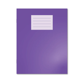 Hamelin Oxford 229mm x 178mm Exercise Book Lined 80 Page Purple 100 Pack JD15757 F