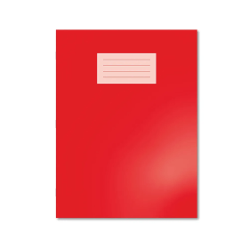 Hamelin Oxford A4 Exercise Book Lined 80 Page Red 50 Pack JD28625 F