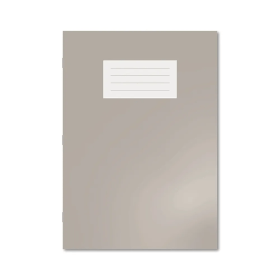 Hamelin Oxford A4 Exercise Book Lined 80 Page Grey 50 Pack JD15796 F