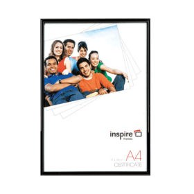 Hampton Frames Certificate Frame A4 Black PHT80303 F
