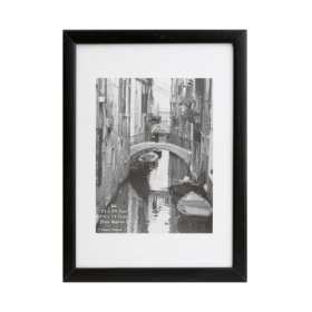 Hampton Frames Certificate Frame Non Glass A4 Black Wood PHT81074 F