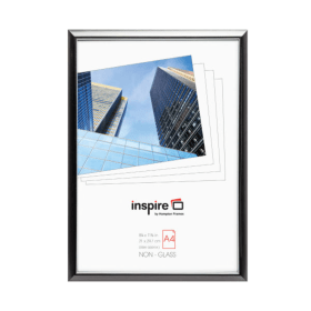 Hamtpon Frames Certificate Frame A4 Smoke Plastic PHT01798 F