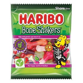 Haribo Bone Shakers Sweets Share Size Bag 160g