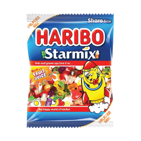 Haribo Starmix Sweets Share Size Bag 160g 12 Pack 487271 F