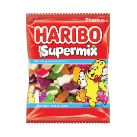 Haribo Supermix Sweets Share Size Bag 160g 12 Pack 727730 447758 F
