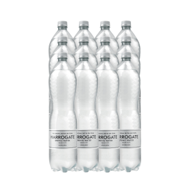 Harrogate Spring Bottled Water Sparkling 1500ml 12 Pack 179166 F