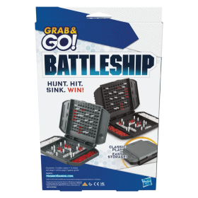 Hasbro Battleship Grab and Go Portable Game ABG16339 F