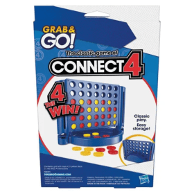 Hasbro Connect 4 Grab and Go Portable Game ABG16396 F