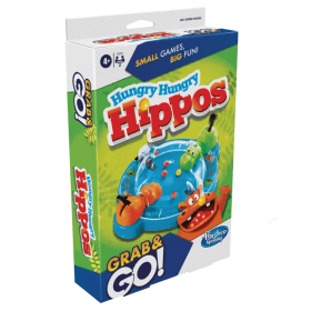Hasbro Hungry Hungry Hippos Grab and Go Portable Game ABG16412 F