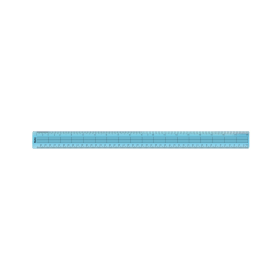 Helix Shock Resistant Ruler 18 Inches Blue 10 Pack 111197 F