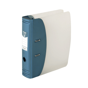 Hermes Lever Arch File A4 60mm Capacity Metallic Blue 392909 F