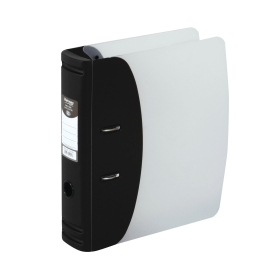 Hermes Lever Arch File Heavy Duty A4 78mm Capacity Black 392910 F