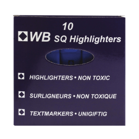 Hi Glo Highlighter Blue 10 Pack 217898 F
