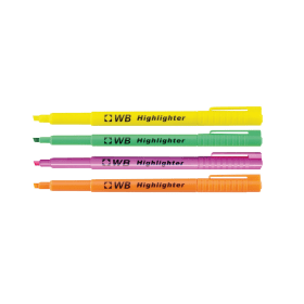 Highlighter Assorted 4 Pack 174144 F