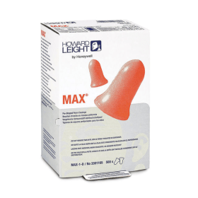 Honeywell Max 1 D S500 Disposable Earplug Refill Orange 500 Pack HNW00371 F