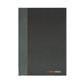 Ideal Cashbook Casebound Ruled 192 Pages A4 Black 121105 F