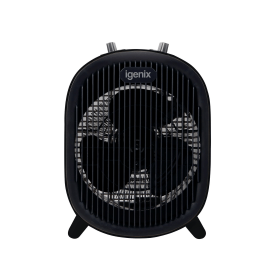 Igenix 2000W Upright Fan Heater Black 830743 F