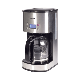 Igenix Digital 10 Cup Coffee Maker Silver 461469 F