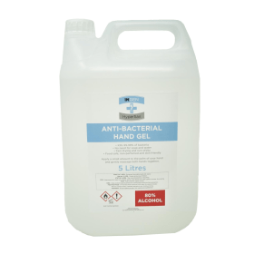 Ingen Antibacterial Sanitising Hand Gel 80 Alcohol 5 Litre 594153 F