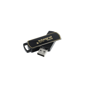 Integral Secure 360 Encrypted USB 3.0 32GB Drive Black 523260 F