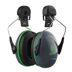 JSP Sonis 1 Helmet Mounted Ear Defenders Black ARC26306 F