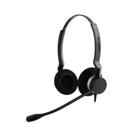 Jabra Biz 2300 Wired On Ear UC Duo Headset USB Black 445076 F