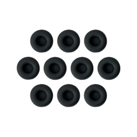 Jabra Biz 2400 II Leatherette Ear Cushions Medium 10 Pack Black 761221 F