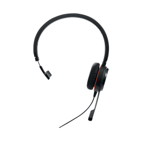 Jabra Evolve 30 II Wired On Ear Monaural Corded Replacement Headset USB 3.5mm Jack Black 761307 F