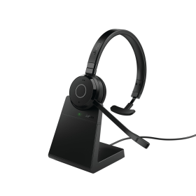 Jabra Evolve 65 Wireless On Ear TE MS Mono with Stand Black Bluetooth USB A 893837 F