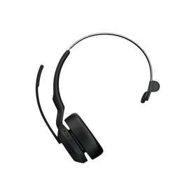 Jabra Evolve2 55 UC Wireless Mono Headset with Charging Stand USB A Black 814890 F