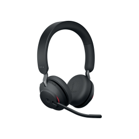 Jabra Evolve2 65 380A Wireless On Ear Headset Bluetooth USB A Black 591524 F