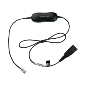 Jabra GN1200 Smart Cord Straight RJ9 Cord for Standard Headsets 150410 F