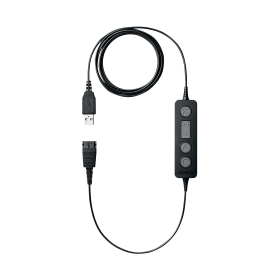 Jabra Link 260 Adapter for Corded Jabra Quick Disconnect Headsets USB 752118 F