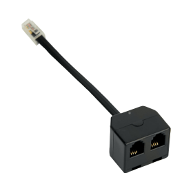 Jabra Modular RJ Plug Splitter Double Jack Black 761317 F