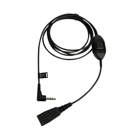 Jabra Quick Disconnect QD Cord to 3.5mm Jack Cord with Answer End Mute Function 8735 019 751944 F