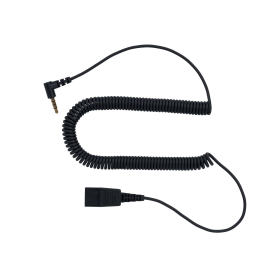 Jabra Quick Disconnect QD to 2.5mm Jack Coiled Cord 2m 752128 F