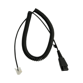 Jabra Quick Disconnect QD to Modular RJ Balance Coiled Bottom Cord 2m 761393 F