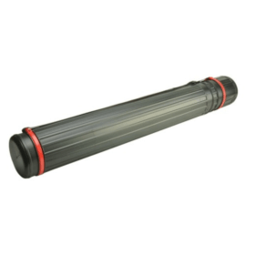 Jakar Jumbo Extendable Telescopic Tube With Carry Strap Black Red 909223 F