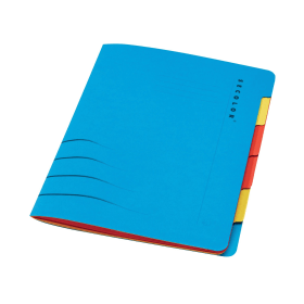 Jalema Secolor 6 Part File A4 Blue 5 Pack 373121 F